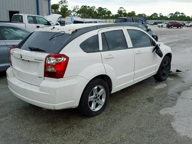 1B3HB48A89D123229 - 2009 DODGE CALIBER SX WHITE photo 4