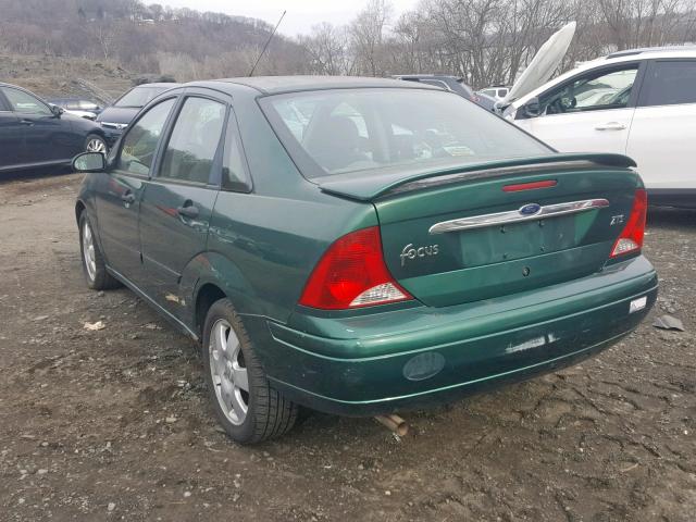 1FAFP38311W374353 - 2001 FORD FOCUS ZTS GREEN photo 3