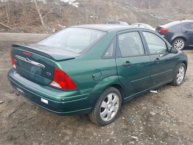 1FAFP38311W374353 - 2001 FORD FOCUS ZTS GREEN photo 4