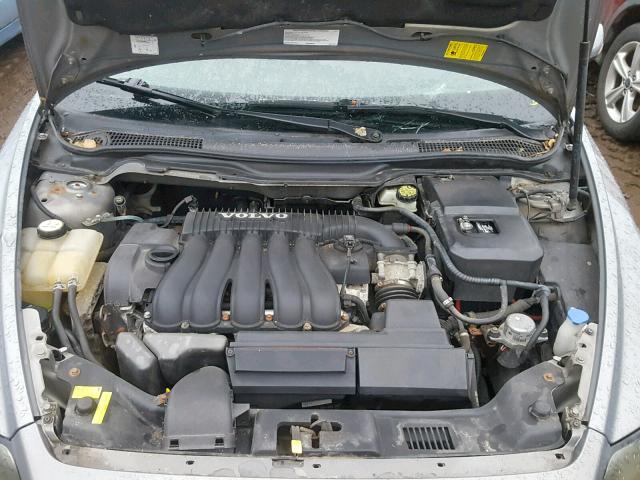 YV1MS382442006875 - 2004 VOLVO S40 2.4I GRAY photo 7