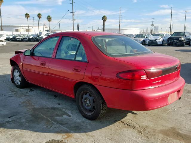 3FAFP13P62R107177 - 2002 FORD ESCORT RED photo 3