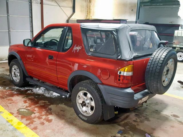 4S2CM57W2W4362071 - 1998 ISUZU AMIGO RED photo 3