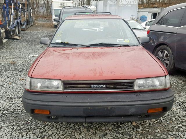 JT2AE92W3K3269194 - 1989 TOYOTA COROLLA DL RED photo 9