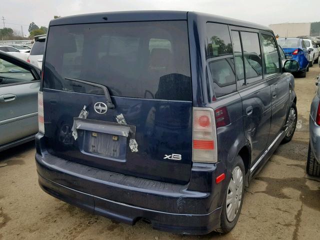 JTLKT324364107325 - 2006 TOYOTA SCION XB Көк фото 4