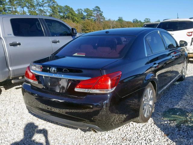 4T1BK3DB8BU417762 - 2011 TOYOTA AVALON BAS BLACK photo 4