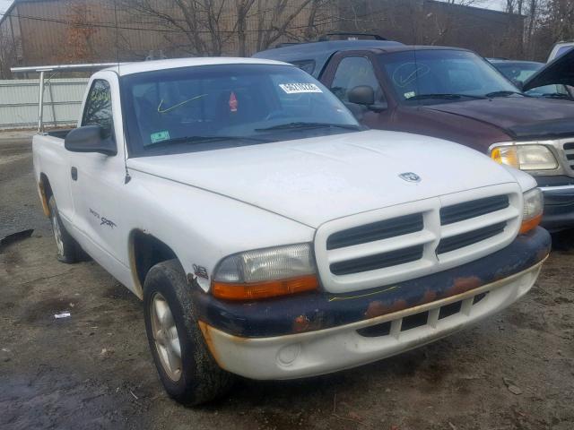 1B7FL26X5YS640481 - 2000 DODGE DAKOTA WHITE photo 1