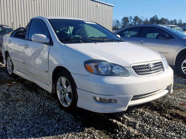 2T1BY32E15C324857 - 2005 TOYOTA COROLLA XR WHITE photo 1