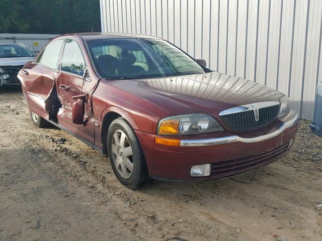 1LNHM86S32Y627998 - 2002 LINCOLN LS MAROON photo 1