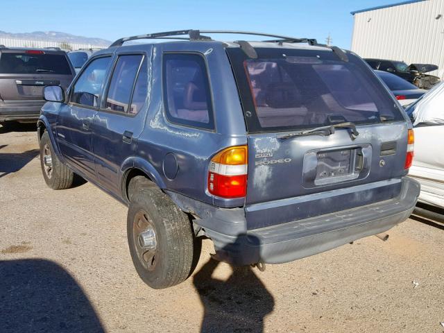 4S2CK58W1W4301380 - 1998 ISUZU RODEO S BLUE photo 3