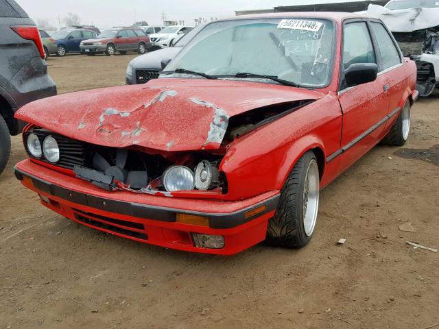 WBAAA2305K4494471 - 1989 BMW 325 I AUTO RED photo 2