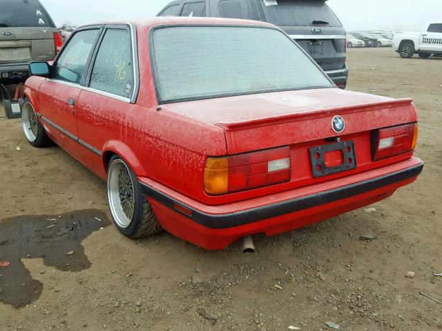 WBAAA2305K4494471 - 1989 BMW 325 I AUTO RED photo 3