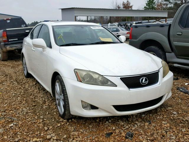 JTHBK262X65021536 - 2006 LEXUS IS 250 WHITE photo 1