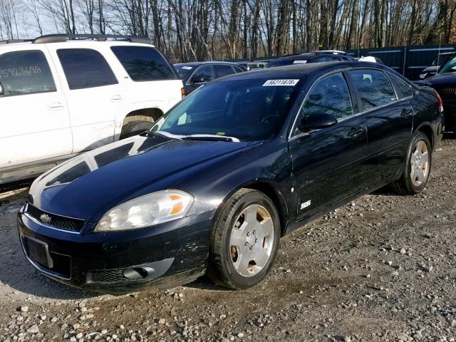 2G1WD58C769157882 - 2006 CHEVROLET IMPALA SUP 黑色 照片 2