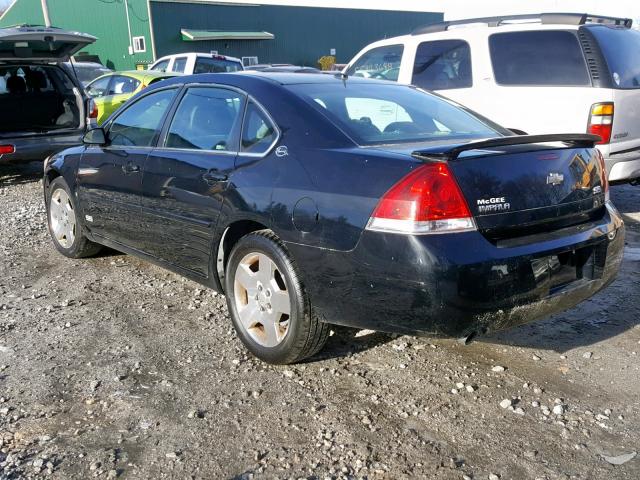 2G1WD58C769157882 - 2006 CHEVROLET IMPALA SUP 黑色 照片 3