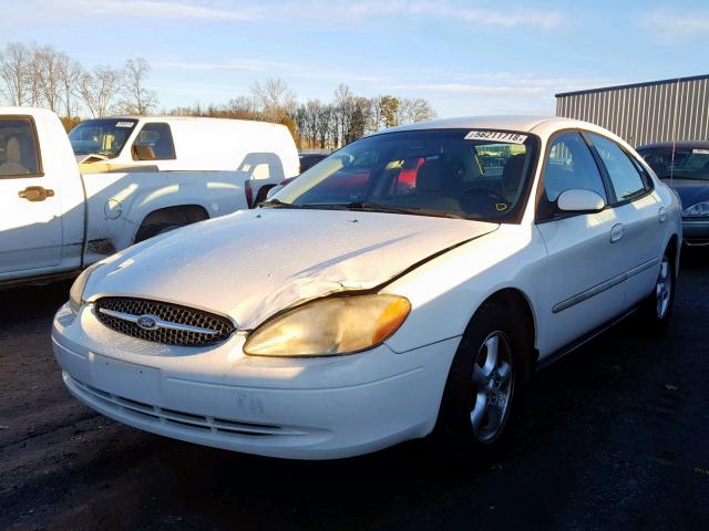 1FAFP55U01G163597 - 2001 FORD TAURUS SES WHITE photo 2