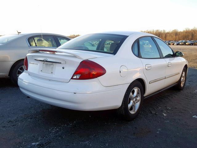 1FAFP55U01G163597 - 2001 FORD TAURUS SES WHITE photo 4