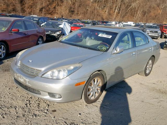 JTHBF30GX36009438 - 2003 LEXUS ES 300 SILVER photo 2