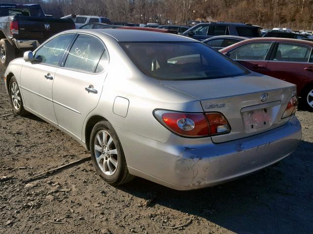 JTHBF30GX36009438 - 2003 LEXUS ES 300 SILVER photo 3