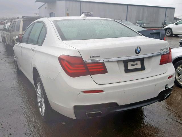 WBAYF8C56DD139925 - 2013 BMW 750 LXI WHITE photo 3