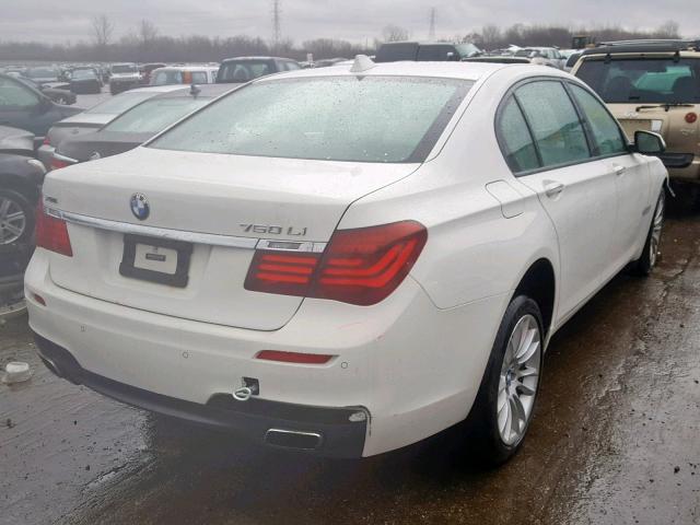 WBAYF8C56DD139925 - 2013 BMW 750 LXI WHITE photo 4