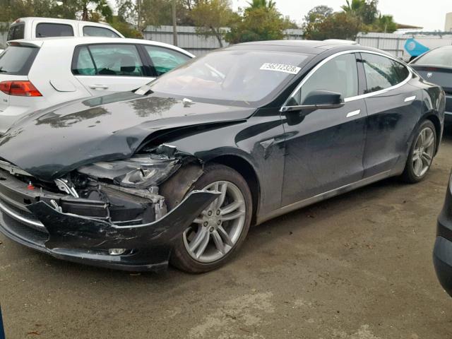 5YJSA1DN5DFP04350 - 2013 TESLA MODEL S Կանաչ լուսանկար 2