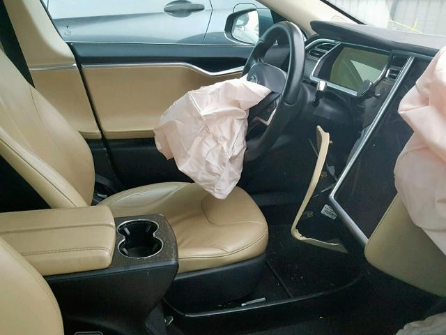 5YJSA1DN5DFP04350 - 2013 TESLA MODEL S Կանաչ լուսանկար 5