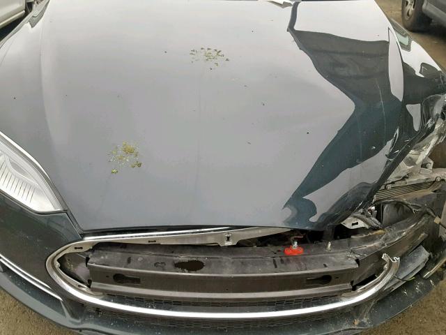 5YJSA1DN5DFP04350 - 2013 TESLA MODEL S Կանաչ լուսանկար 7