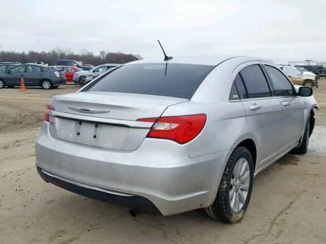 1C3CCBBB0CN181191 - 2012 CHRYSLER 200 TOURIN SILVER photo 4