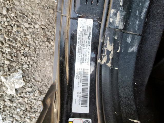 1C3BCBEB7DN526869 - 2013 CHRYSLER 200 TOURIN BLACK photo 10