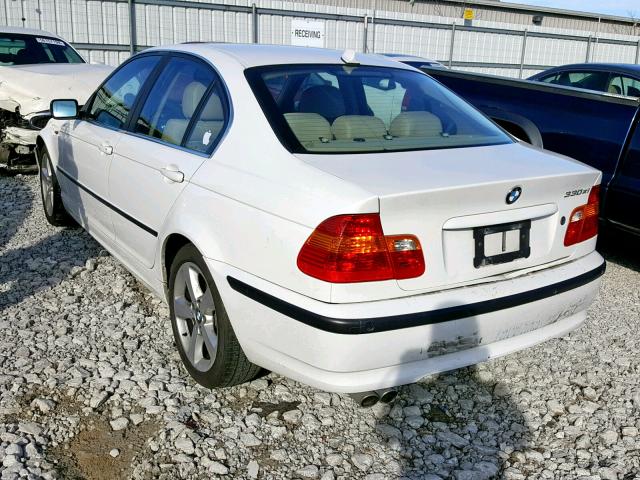 WBAEW53444PN32863 - 2004 BMW 330 XI WHITE photo 3