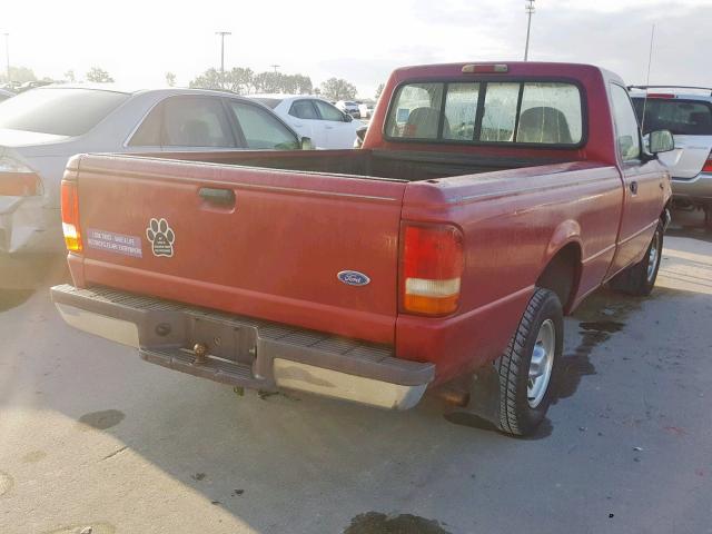 1FTCR10A8STA64841 - 1995 FORD RANGER RED photo 4