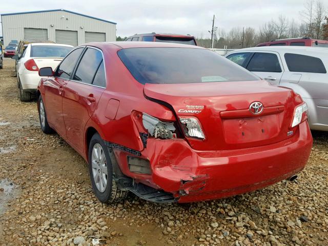 4T1BB46K88U049076 - 2008 TOYOTA CAMRY HYBR RED photo 3