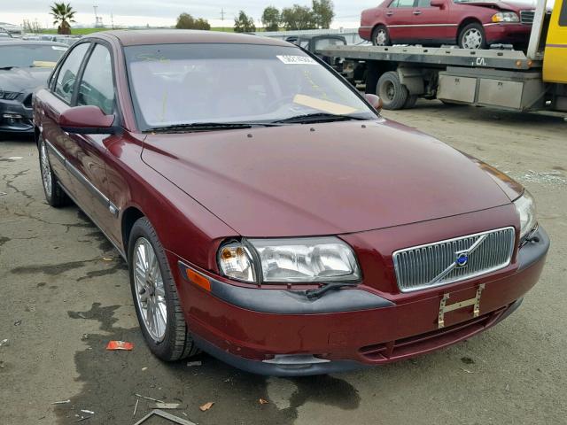 YV1TS94D911152518 - 2001 VOLVO S80 BURGUNDY photo 1