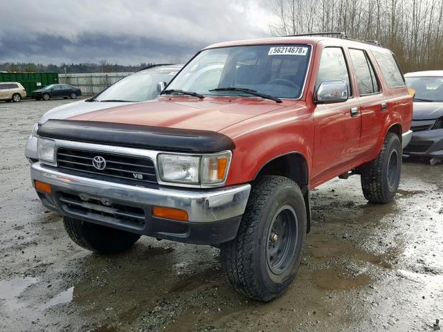 JT3VN39W2S0207027 - 1995 TOYOTA 4RUNNER VN RED photo 2