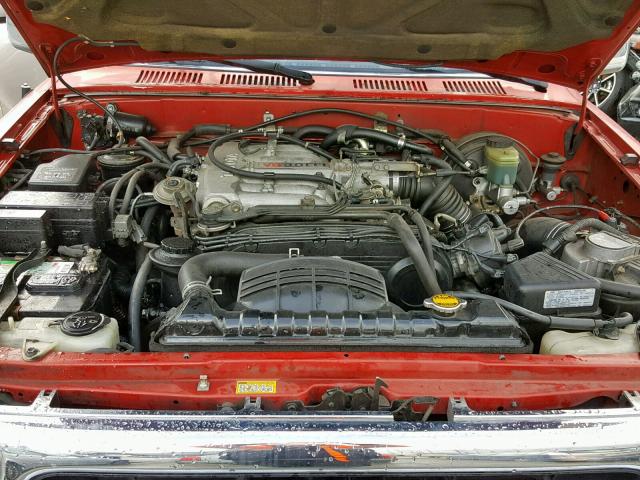 JT3VN39W2S0207027 - 1995 TOYOTA 4RUNNER VN RED photo 7