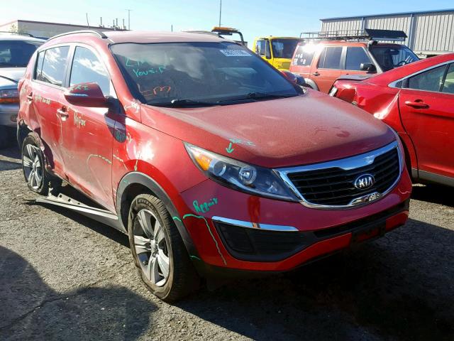 KNDPB3A25D7515681 - 2013 KIA SPORTAGE B RED photo 1