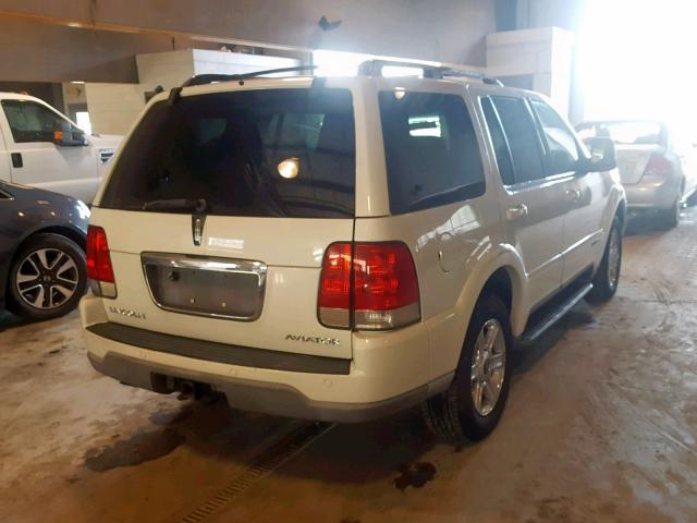 5LMEU88H24ZJ34991 - 2004 LINCOLN AVIATOR 白色 照片 4