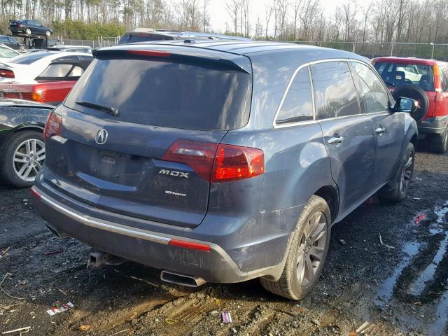 2HNYD2H67DH521692 - 2013 ACURA MDX ADVANC BLACK photo 4