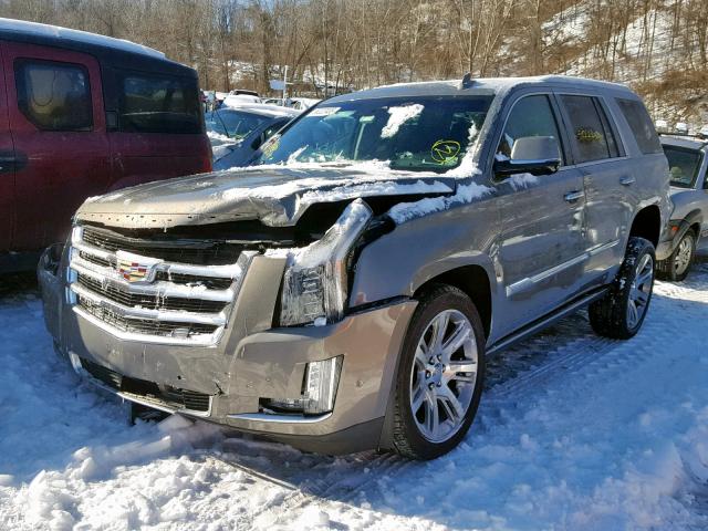 1GYS4CKJ5HR328343 - 2017 CADILLAC ESCALADE P GRAY photo 2