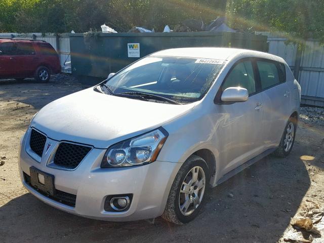 5Y2SP67069Z450709 - 2009 PONTIAC VIBE SILVER photo 2