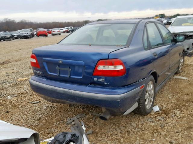 YV1VS2557YF466835 - 2000 VOLVO S40 BLUE photo 4