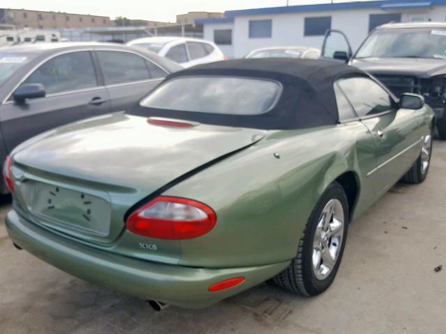 SAJJA42C3YNA04529 - 2000 JAGUAR XK8 GREEN photo 4