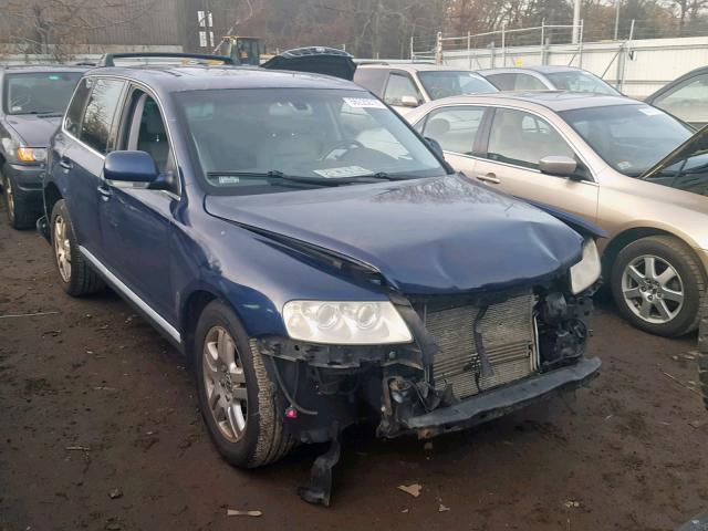 WVGCM77L04D040907 - 2004 VOLKSWAGEN TOUAREG 4. BLUE photo 1