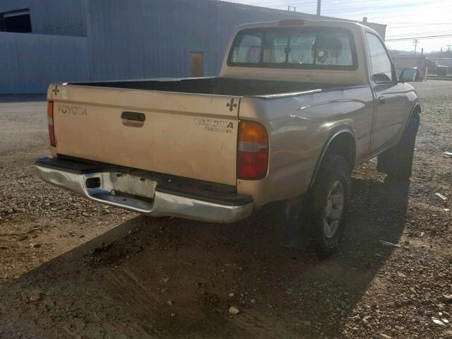 4TANM92N3XZ531783 - 1999 TOYOTA TACOMA PRE BEIGE photo 4