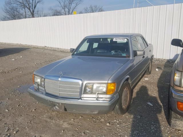 WDBCA35E2MA607824 - 1991 MERCEDES-BENZ 420 SEL BEIGE photo 2