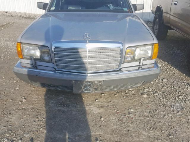 WDBCA35E2MA607824 - 1991 MERCEDES-BENZ 420 SEL BEIGE photo 9