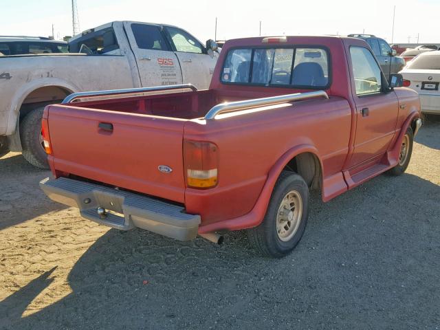 1FTCR10A2RPB77977 - 1994 FORD RANGER RED photo 4