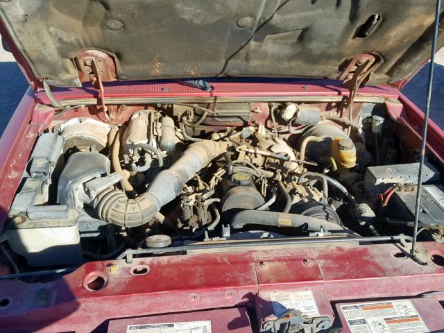 1FTCR10A2RPB77977 - 1994 FORD RANGER RED photo 7