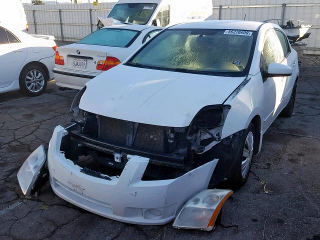 3N1AB61E48L617043 - 2008 NISSAN SENTRA 2.0 WHITE photo 2