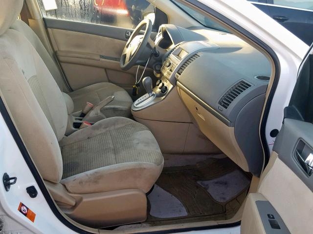 3N1AB61E48L617043 - 2008 NISSAN SENTRA 2.0 WHITE photo 5